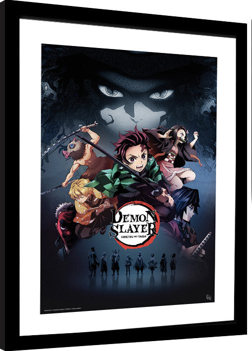 Demon Slayer - Slayers Gerahmte Poster, Bilder, 34 × 44.2 cm