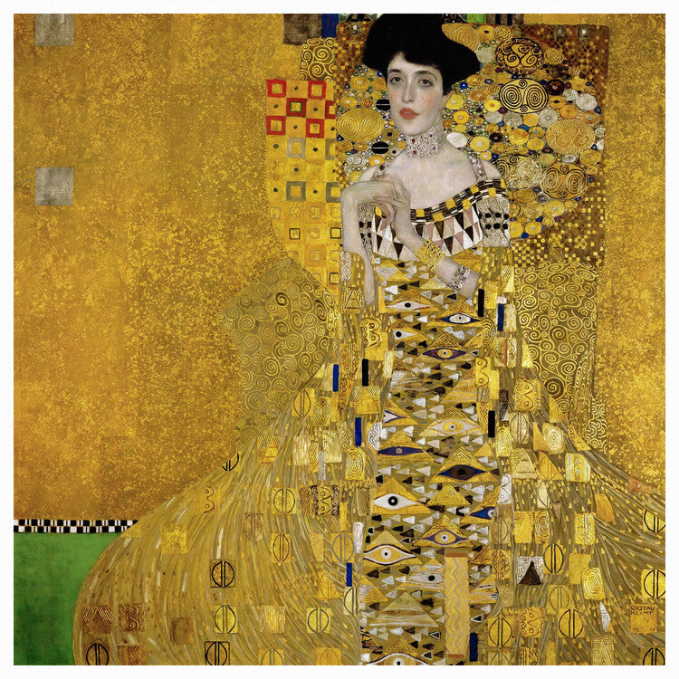 Portrait of Adele Bloch-Bauer I (1907), Gustav Klimt Poster, Plakat, 40 × 40 cm