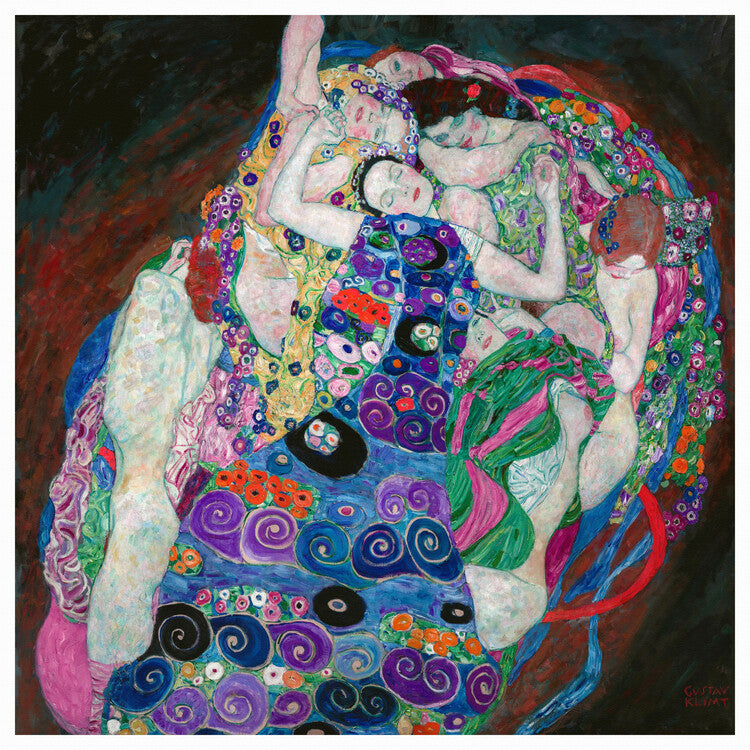 Leinwand Poster, Bilder The Virgin (1913), Gustav Klimt, 70 × 70 cm