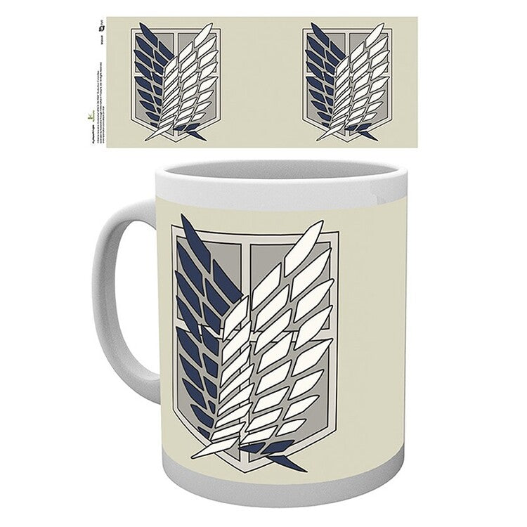 Tasse Attack on Titan - Badge, 0,32 l