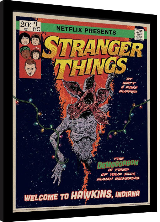 Stranger Things 2 - Comics Gerahmte Poster, Bilder, 30 × 40 cm