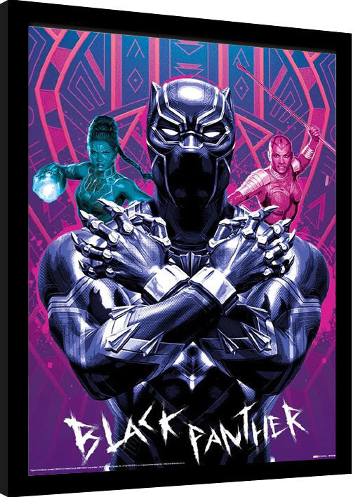 Black Panther - Wakanda Forever Gerahmte Poster, Bilder, 34.3 × 44.5 cm