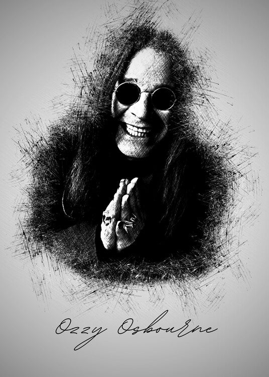 Leinwand Poster, Bilder Ozzy O. Sketch, 65 × 90 cm
