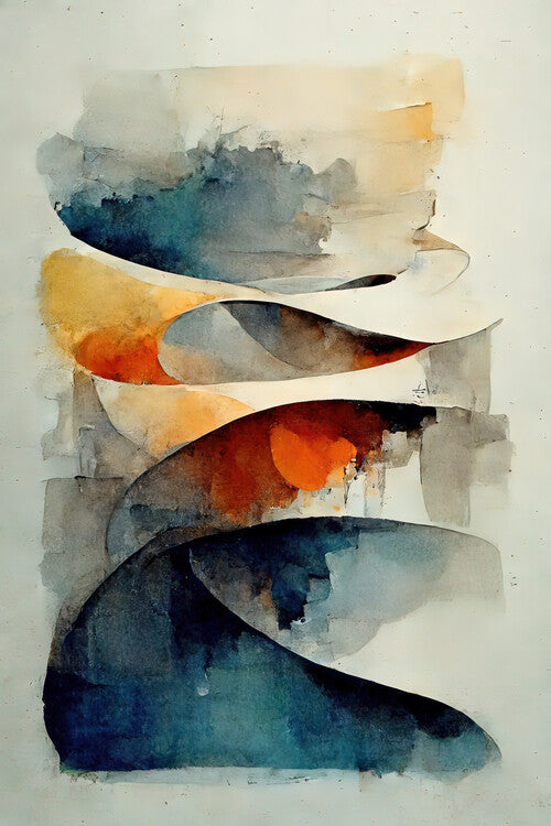 Leinwand Poster, Bilder Paint abstract, 60 × 90 cm