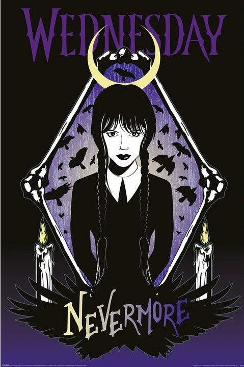 Wednesday - Ravens Poster, Plakat, 61 × 91.5 cm