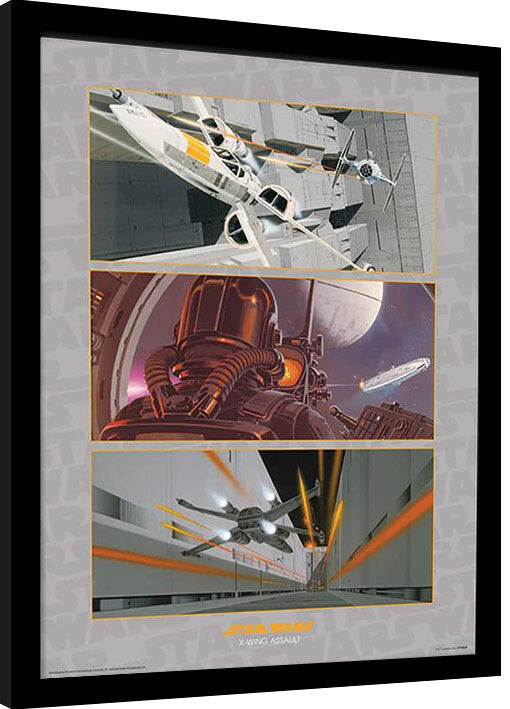 Star Wars - X-Wing Assault Gerahmte Poster, Bilder, 30 × 40 cm