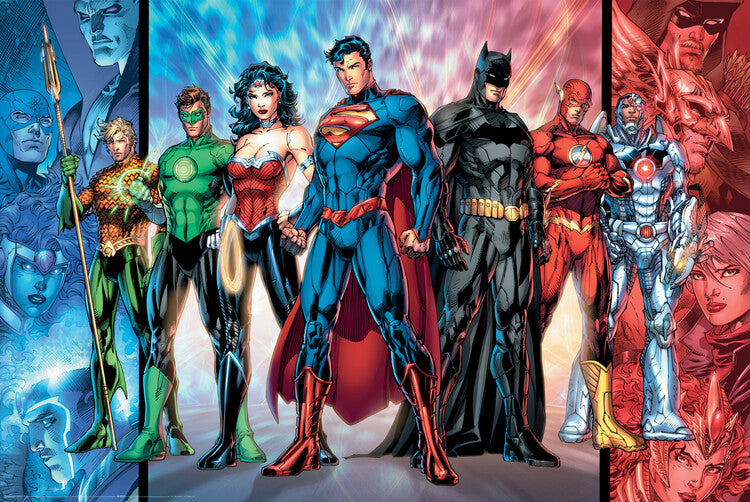 Justice League - United Poster, Plakat, 91.5 × 61 cm