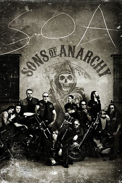 Sons of Anarchy - Vintage Poster, Plakat, 61 × 91.5 cm