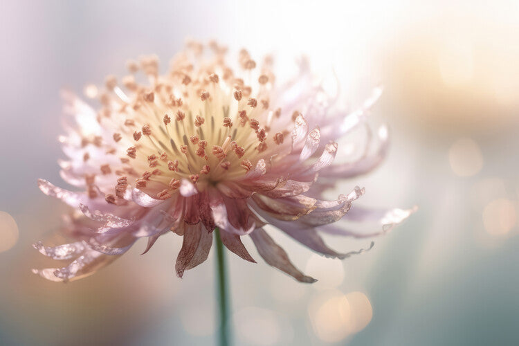 Leinwand Poster, Bilder Gentle Pink Flower, Treechild, 90 × 60 cm