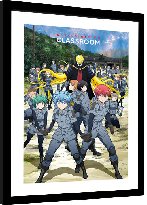 Assassination Classroom - 3-E Class Gerahmte Poster, Bilder, 34 × 44.2 cm