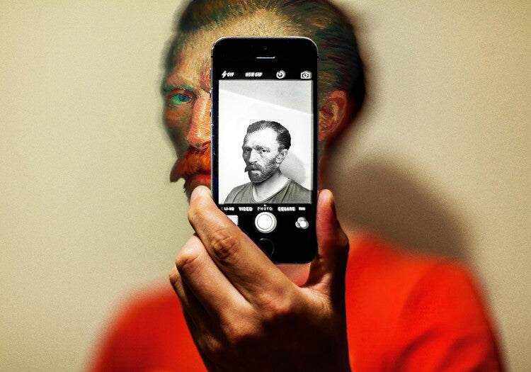 Leinwand Poster, Bilder Show You My Selfie, 100 × 70 cm