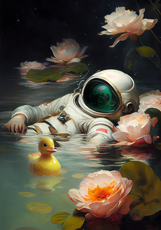 Leinwand Poster, Bilder My Space Siesta, 70 × 100 cm