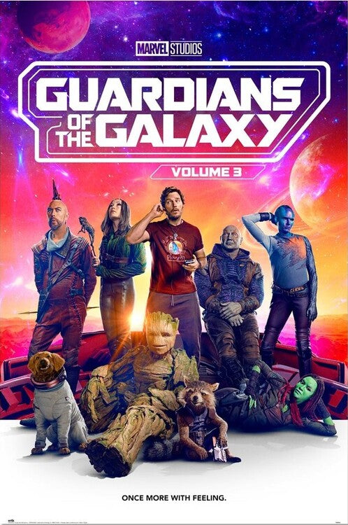 Marvel: Guardians of the Galaxy 3 - One More With Feeling Poster, Plakat, 61 × 91.5 cm