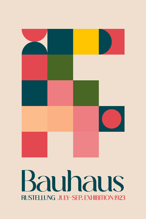 Leinwand Poster, Bilder Emel Tunaboylu - Bauhaus Exhibition No. 7, 60 × 90 cm