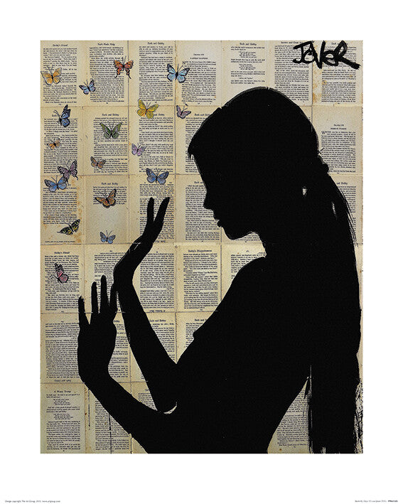Kunstdruck Loui Jover - Butterfly Days, 40 × 50 cm