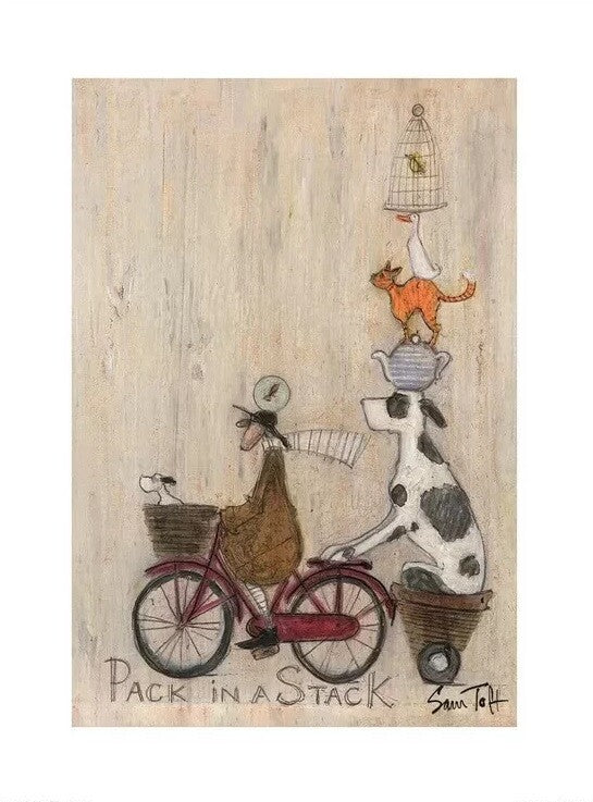 Kunstdruck Sam Toft - Pack in a Stack, 30 × 40 cm