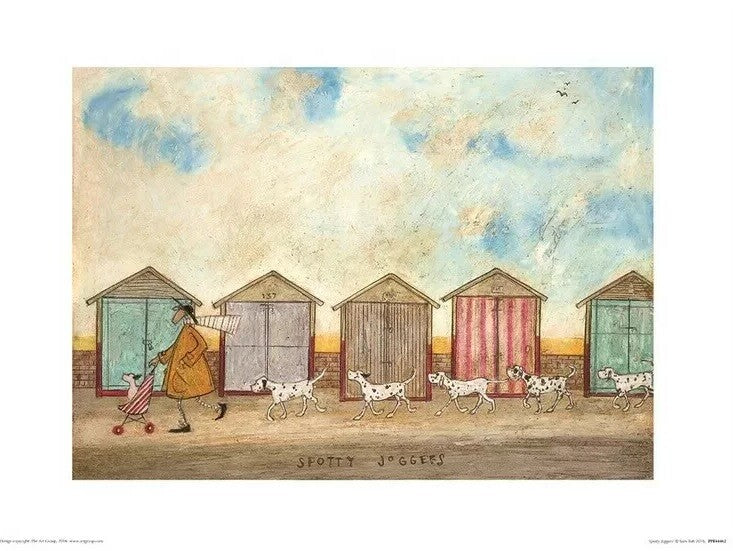 Kunstdruck Sam Toft - Spotty Joggers, 40 × 30 cm