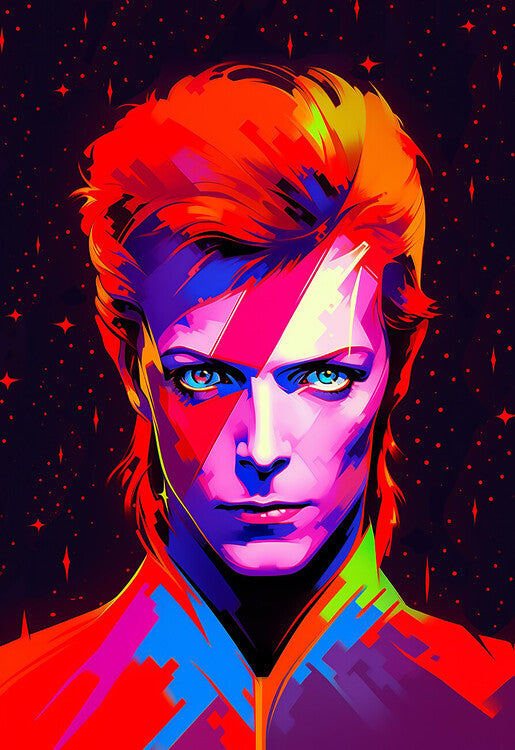 Leinwand Poster, Bilder david B portrait poa art, 70 × 100 cm