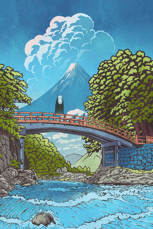 Leinwand Poster, Bilder River bridge spirit, 60 × 90 cm