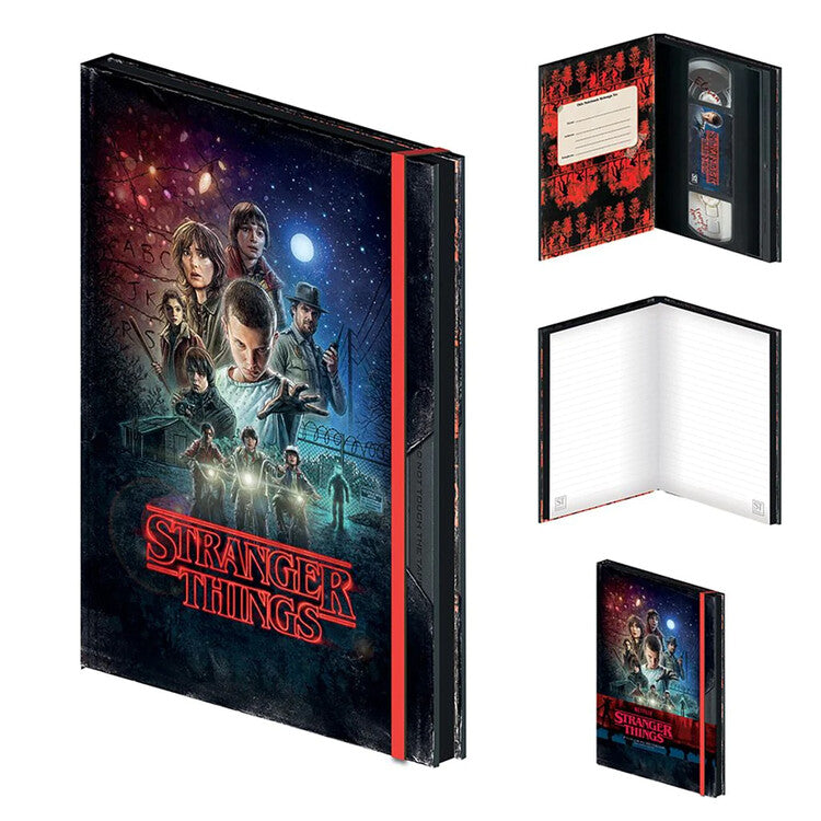 Notizbuch Stranger Things: Seasin 1 - VHS, A5