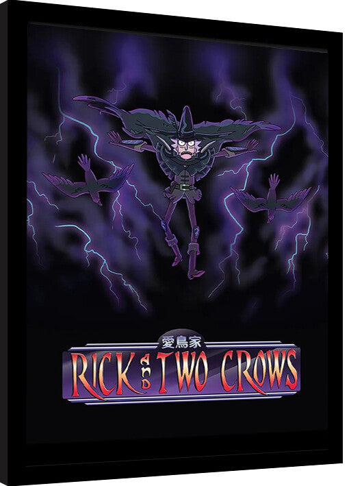 Rick and Morty - Two Crows Gerahmte Poster, Bilder, 34.3 × 44.5 cm