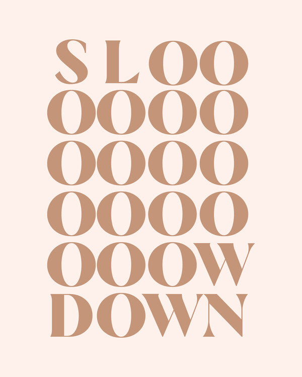 Leinwand Poster, Bilder Slow Down, Beth Cai, 70 × 90 cm