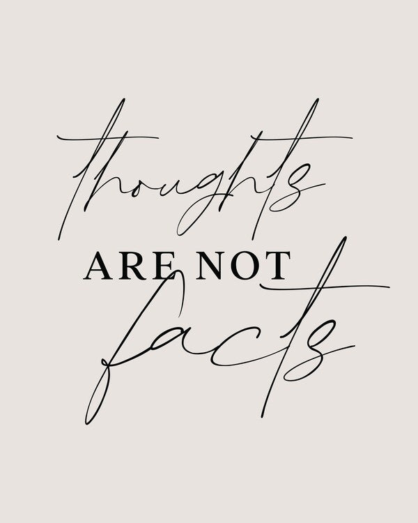 Leinwand Poster, Bilder Thoughts Not Facts, Beth Cai, 70 × 90 cm