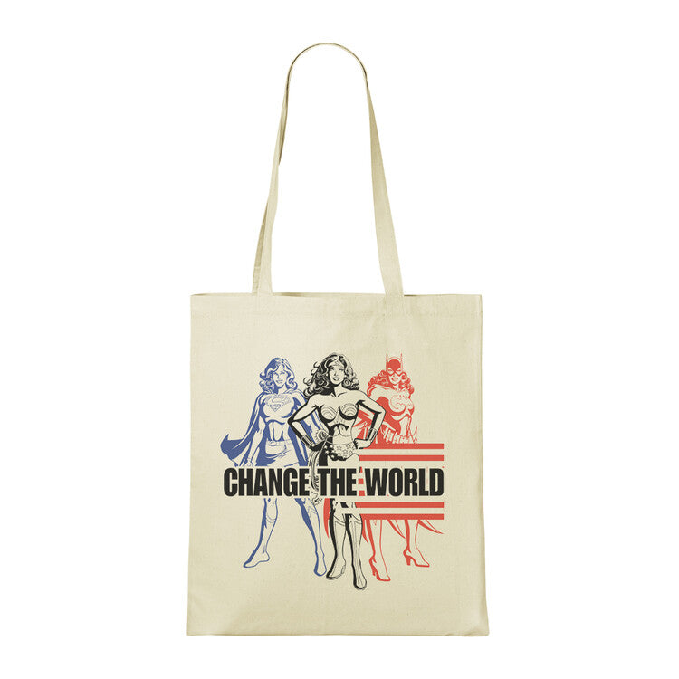 Tasche Wonder Woman - Change The World, 100% Baumwolle