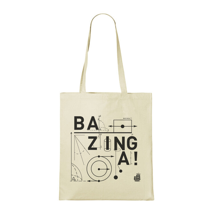 Tasche The Big Bang Theory - Bazinga, 100% Baumwolle