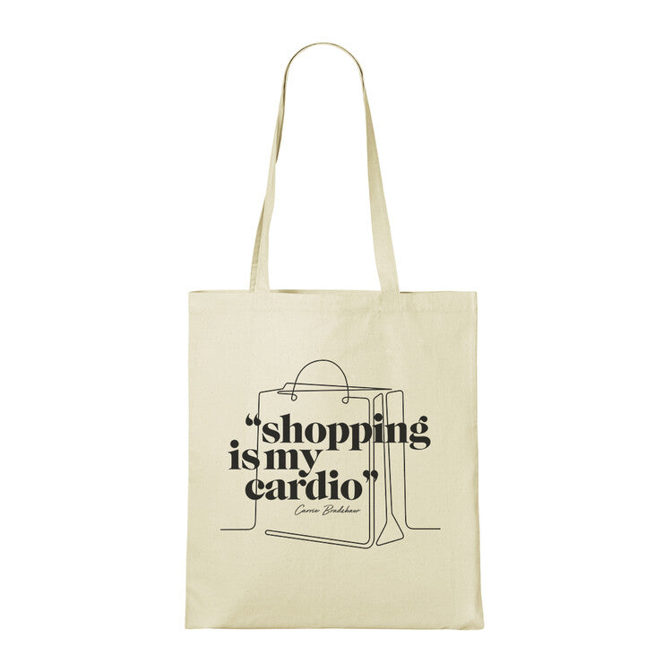 Tasche Sex and The City - Shopping Is My Cardio, 100% Baumwolle