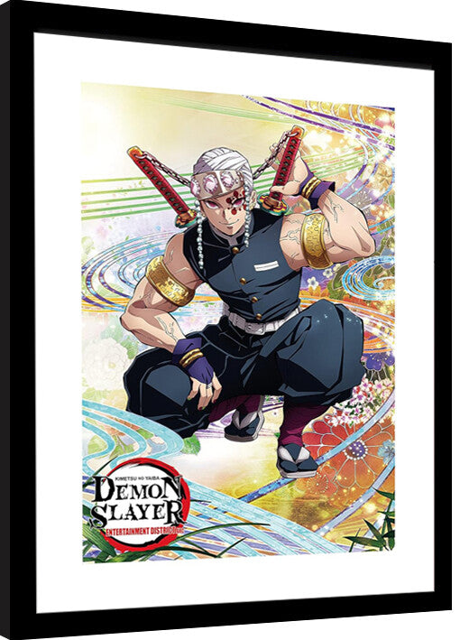 Demon Slayer - Tengen Gerahmte Poster, Bilder, 34 × 44.2 cm