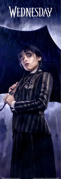 Wednesday Poster, Plakat, 53 × 158 cm