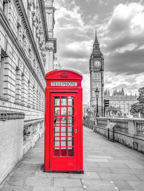 Leinwand Poster, Bilder London Icons, 60 × 80 cm