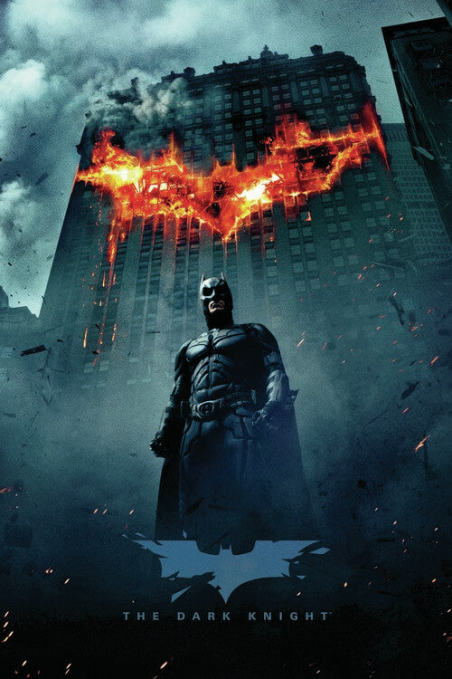 The Dark Knight Trilogy - On Fire Poster, Plakat, 26.7 × 40 cm