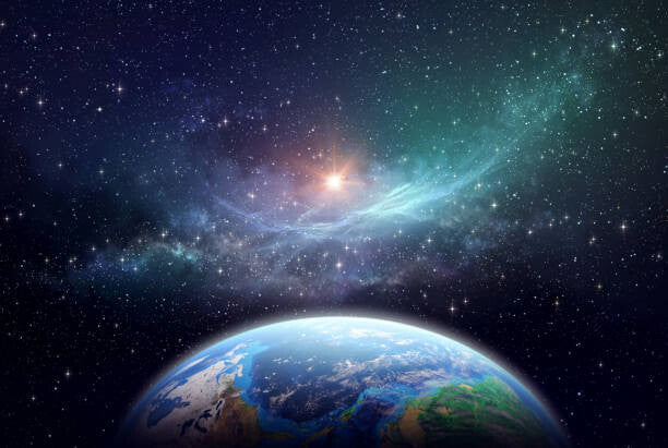 Leinwand Poster, Bilder Exoplanet in deep space, titoOnz, 90 × 60 cm