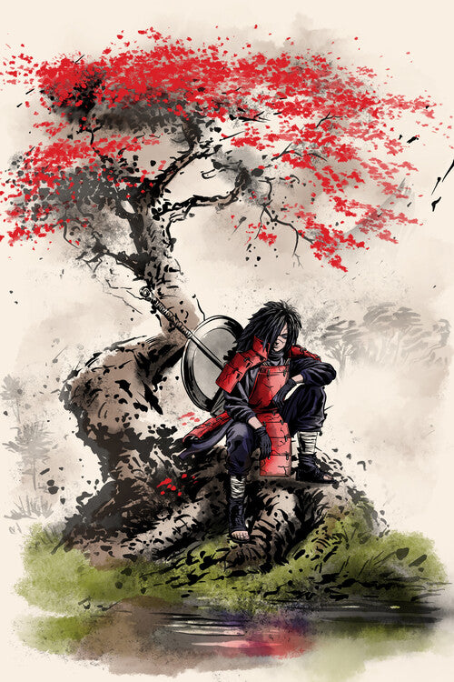Leinwand Poster, Bilder Ghost of the Uchiha, 60 × 90 cm