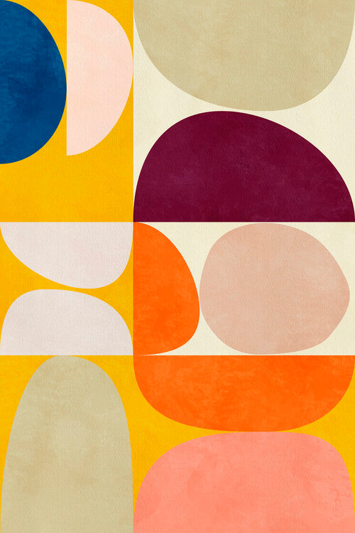 Leinwand Poster, Bilder Vivid Bauhaus2, Ana Rut Bre, 60 × 90 cm