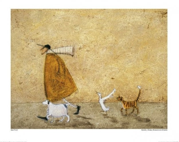 Kunstdruck Sam Toft - Ernest, Doris, Horace And Stripes, 50 × 40 cm