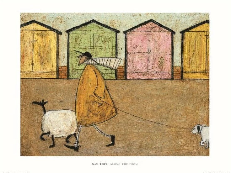 Kunstdruck Sam Toft - Along the Prom, 50 × 40 cm