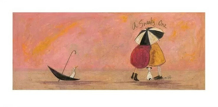 Kunstdruck Sam Toft - A Sneaky One II, 60 × 30 cm
