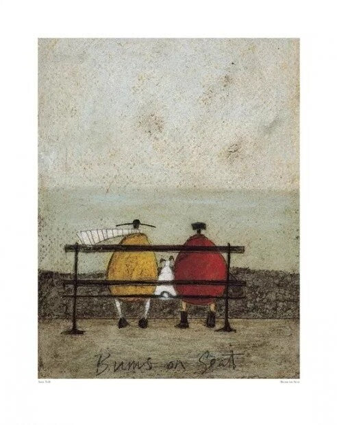 Kunstdruck Sam Toft - Bums On Seat, 40 × 50 cm