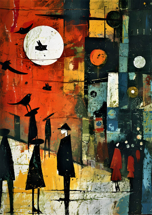 Leinwand Poster, Bilder Theater of Absurd Scene, 65 × 90 cm