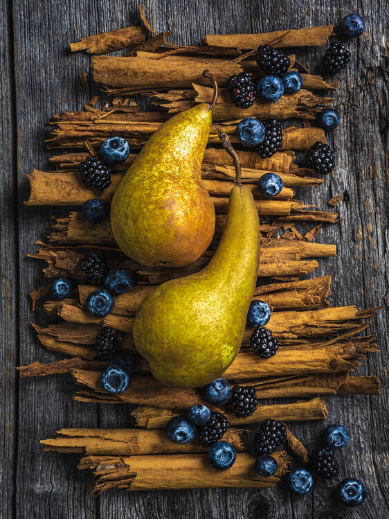 Leinwand Poster, Bilder Pears and cinammon, Alan Shapiro, 60 × 80 cm