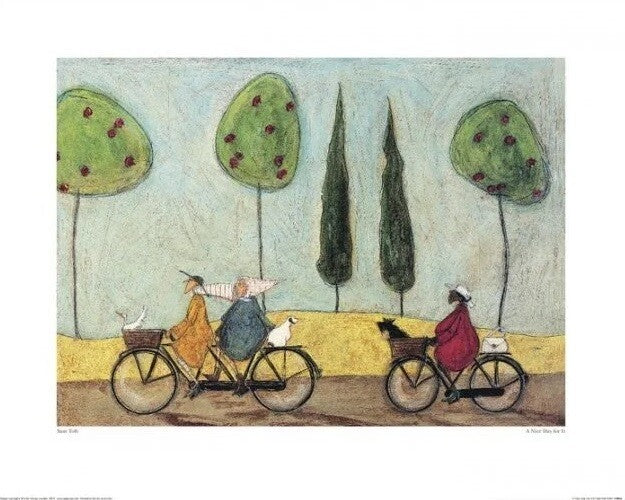 Kunstdruck Sam Toft - A Nice Day For It, 50 × 40 cm