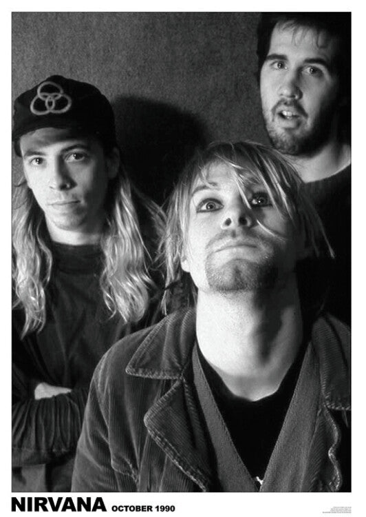 Nirvana - October 1990 Poster, Plakat, 59.4 × 84.1 cm