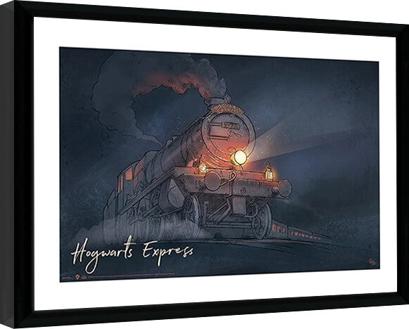 Harry Potter - Hogwarts Express Gerahmte Poster, Bilder, 44.2 × 34 cm