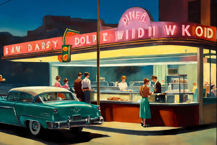 Leinwand Poster, Bilder Jeany wasn't there, 90 × 60 cm