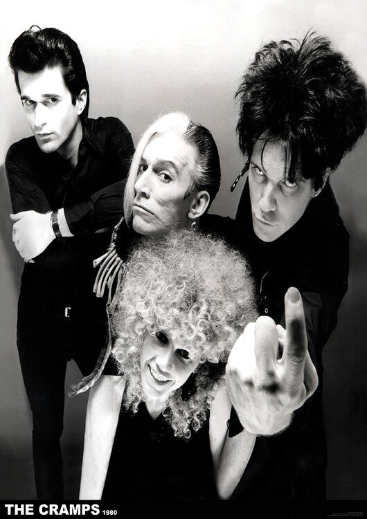 The Cramps - Group Finger Poster, Plakat, 59.4 × 84.1 cm