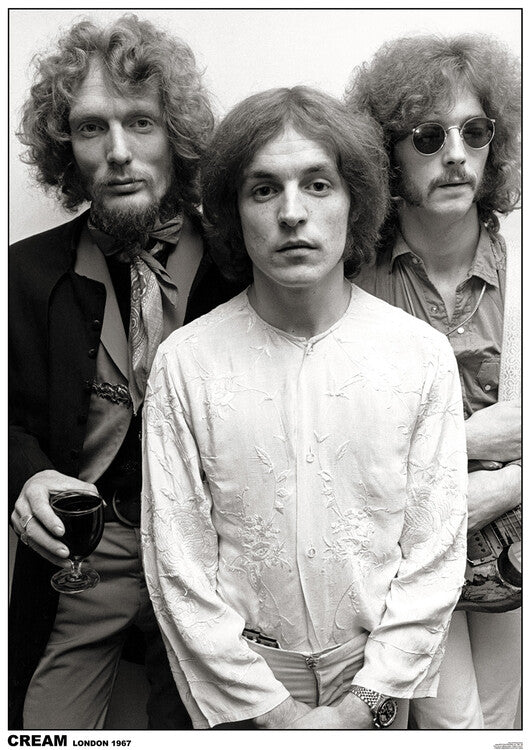 Cream - London 1967 Poster, Plakat, 59.4 × 84.1 cm
