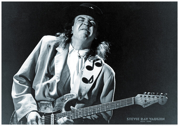 Stevie Ray Vaughan - 1954-1990 Poster, Plakat, 84.1 × 59.4 cm